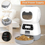 Automatic 3.5L, connected Wifi-controlled pet feeder