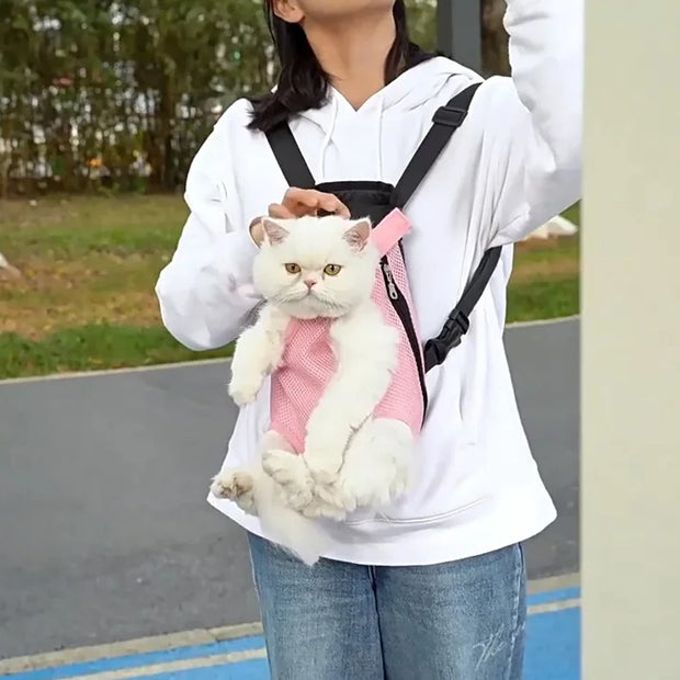 Pet Double Shoulder Carrier Bag