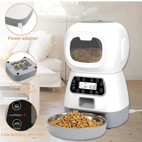 Automatic Pet  Smart Slow Food Dispenser Feeder