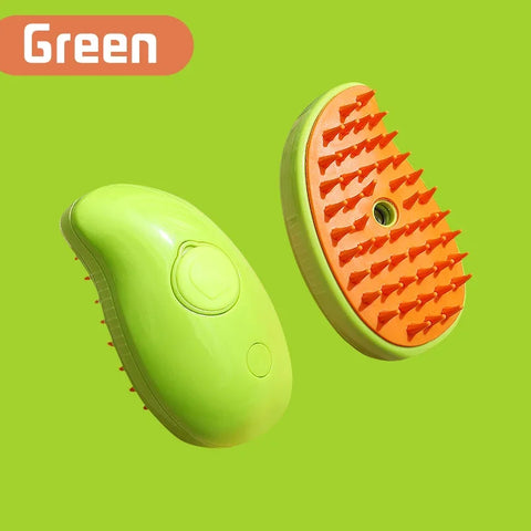 3 in 1 Pet Grooming Steam Massage Brush