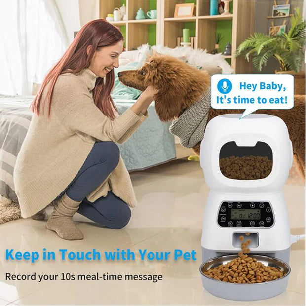 Automatic Pet  Smart Slow Food Dispenser Feeder