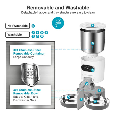 Automatic Smart  Pet Remote Control Feeder