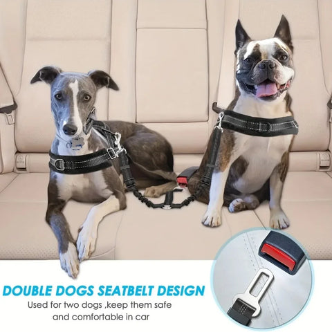 Adjustable Dog Safety Seat Belt