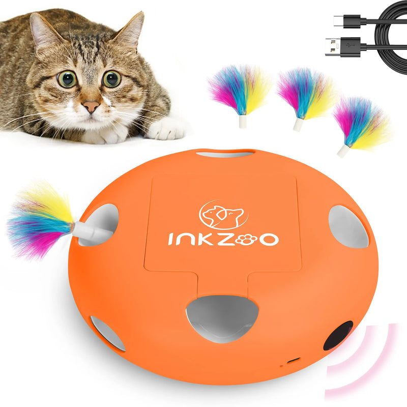 INKZOO Interactive Whack-A-Mole Cat Toy