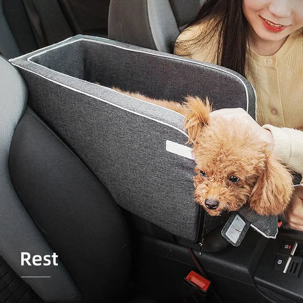 Portable Dog Safety Travel Bag Car Seat Bed