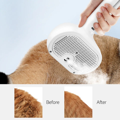 ROJECO Steam Pet Grooming Brush