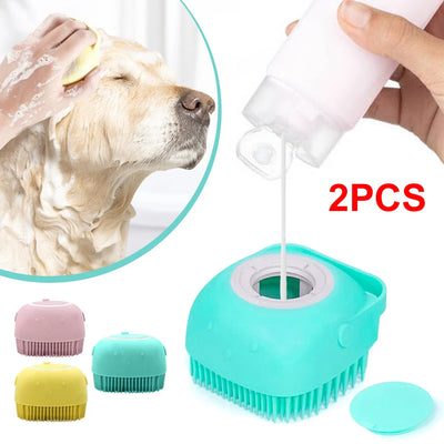 Pet  Grooming  Shampoo Shower Brush Massager