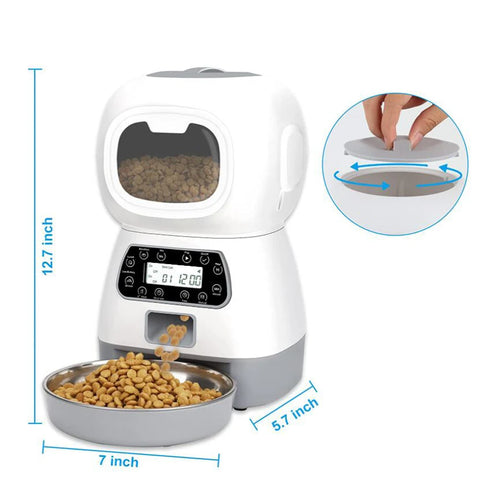 Automatic Pet  Smart Slow Food Dispenser Feeder