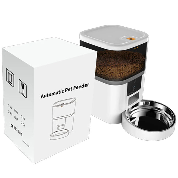 4L Large Capacity Smart Pet Feeder With Camera