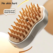 3 in 1 Pet Grooming Steam Massage Brush