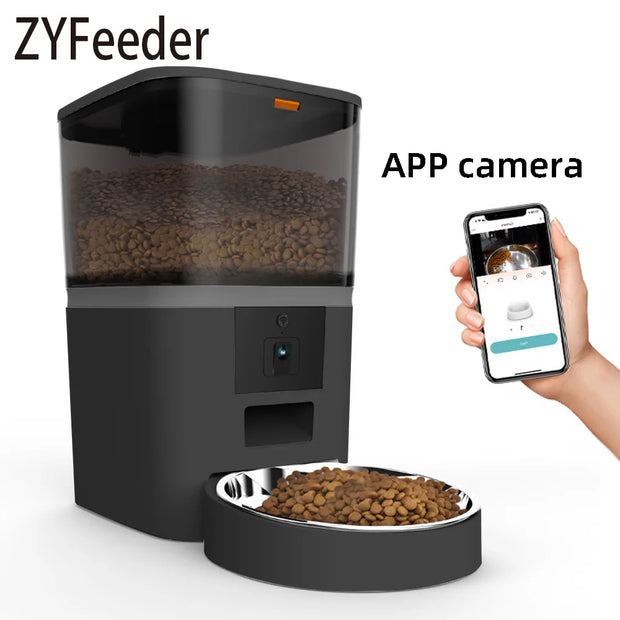 4L Large Capacity Smart Pet Feeder With Camera